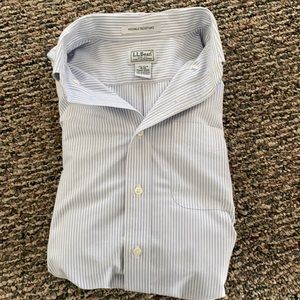 NWOT LL Bean Wrinkle Resistant Dress Shirt